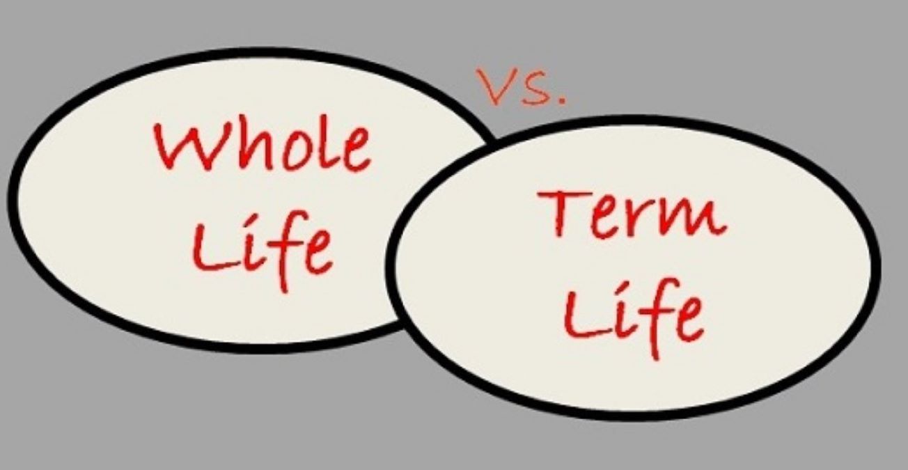 term insurance vs whole life insurance